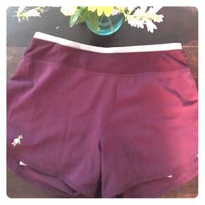 Smartwool PhD running shorts.